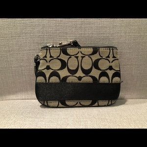 Black Coach Wristlet